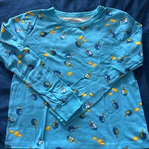 Blue Popsicle Print Sweatshirt